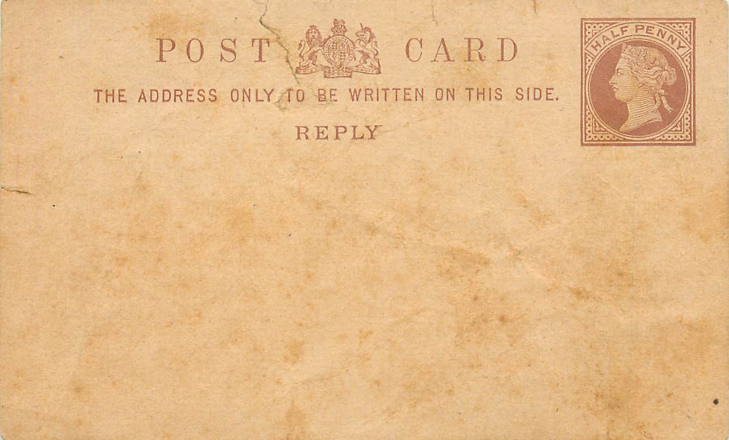 Entier Postal Postal Stationary Grande Bretagne Great Britain 1/2p
