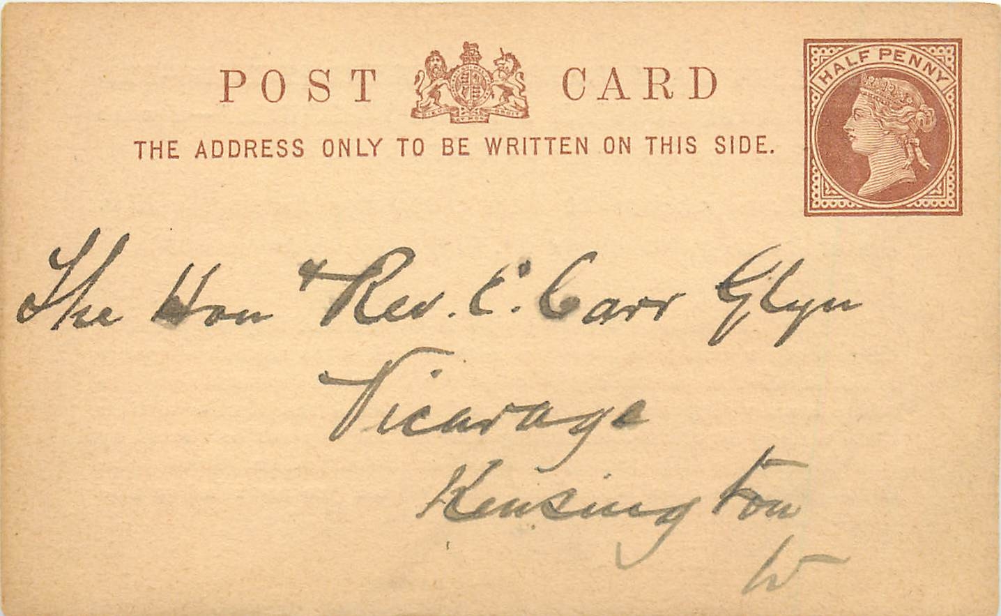 Entier Postal Postal Stationary Grande Bretagne Great Britain 1/2p