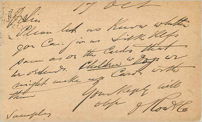 Entier Postal Stationary 1/2p Glasgow 1892 for London — Verso