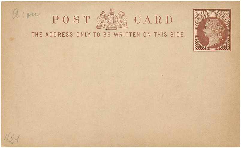 Entier Postal Stationary 1/2p 