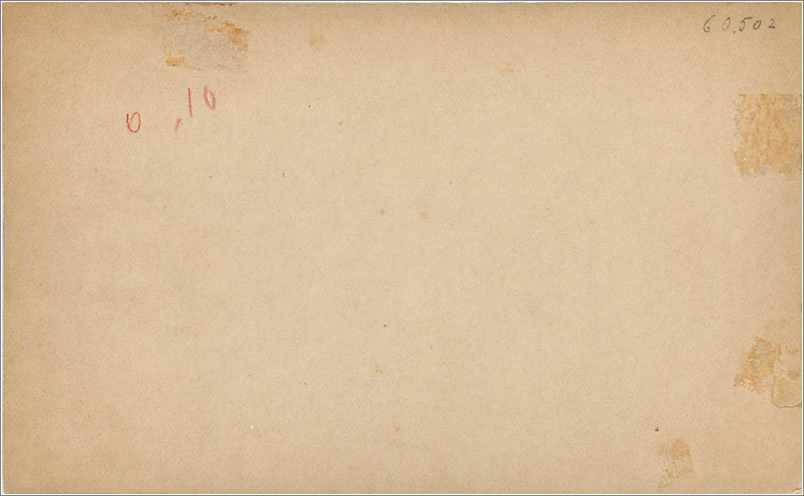 Entier Postal Stationary 1/2p  — Verso
