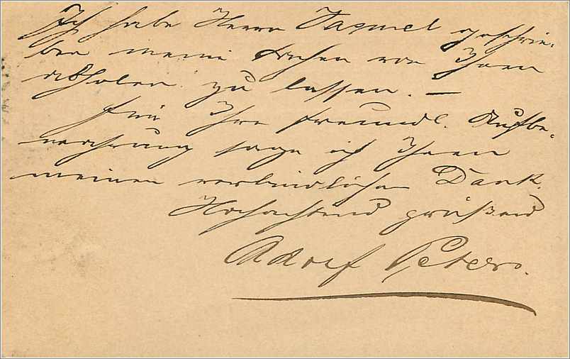 Entier Postal Stationary 1p London 1895 for Germany — Verso