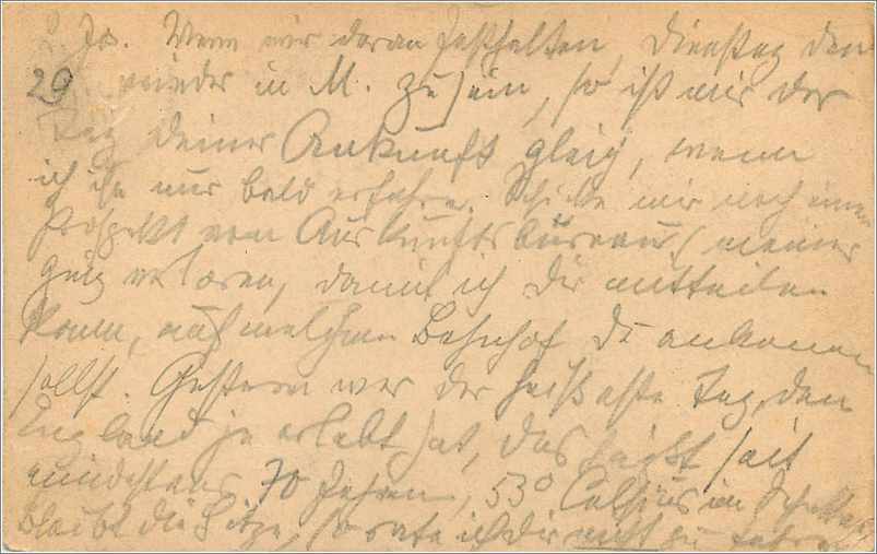 Entier Postal Stationary 1p  1911 for Munster — Verso