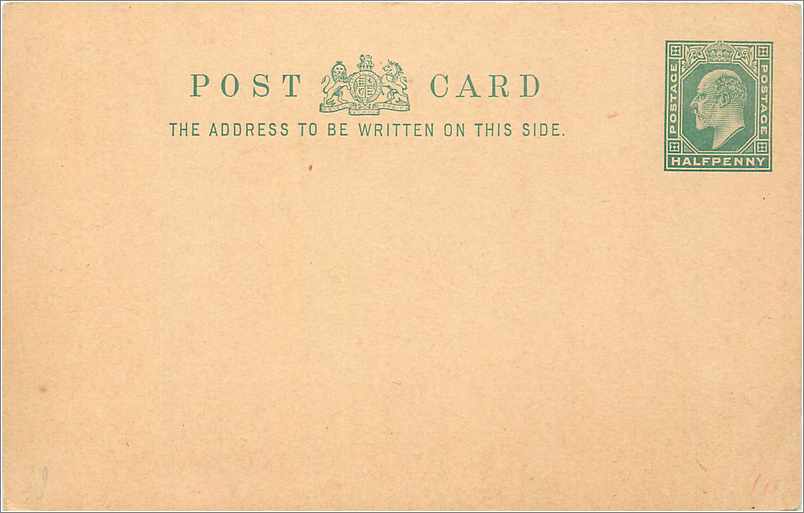 Entier Postal Stationary 1/2p