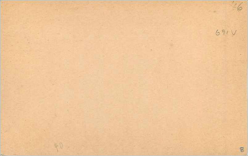 Entier Postal Stationary 1/2p — Verso