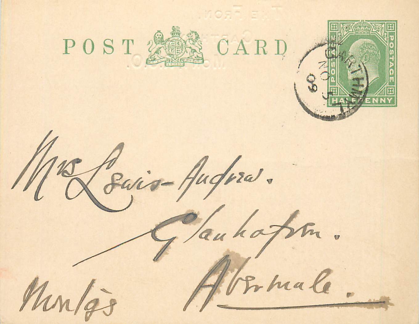 Entier Postal Stationary 1/2 Gartmyl 