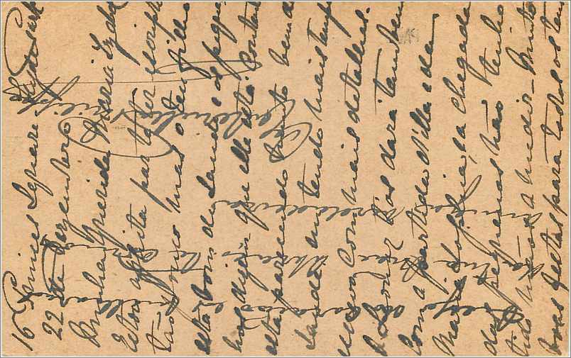 Entier Postal Stationary 1/2p for Portugal — Verso