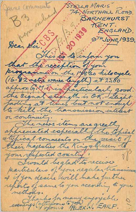 Entier Postal Postal Stationary Grande Bretagne Great Britain 1939 to New York — Verso