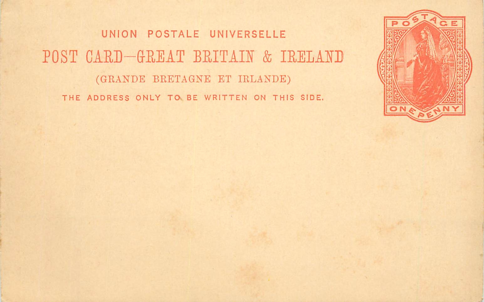 Entier Postal Postal Stationary Grande Bretagne Great Britain 
