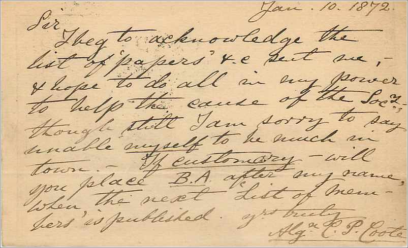 Entier Postal Postal Stationary Grande Bretagne Great Britain 1872 Darlington to London — Verso