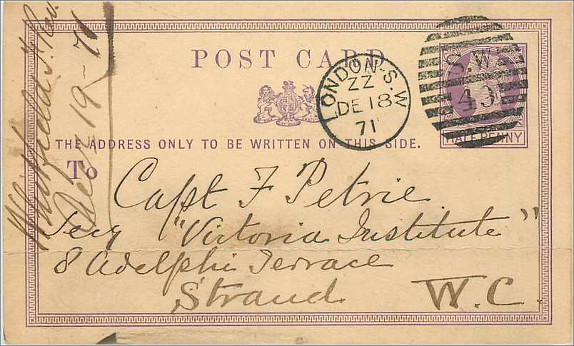 Entier Postal Postal Stationary Grande Bretagne Great Britain 1871 London 