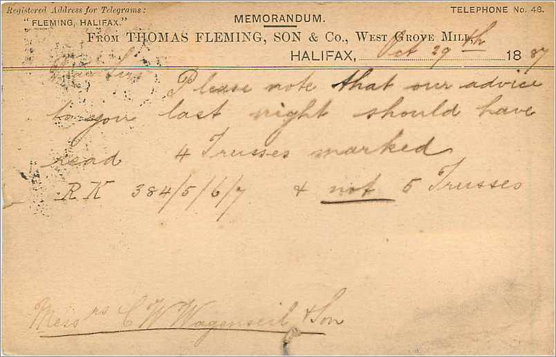 Entier Postal Postal Stationary Grande Bretagne Great Britain 1887 Halifax to Augsburg — Verso