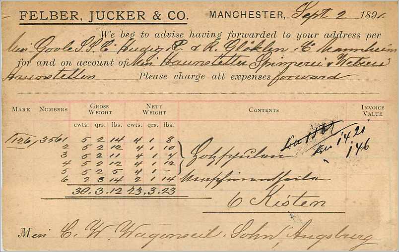 Entier Postal Postal Stationary Grande Bretagne Great Britain 1891 to Augsburg — Verso