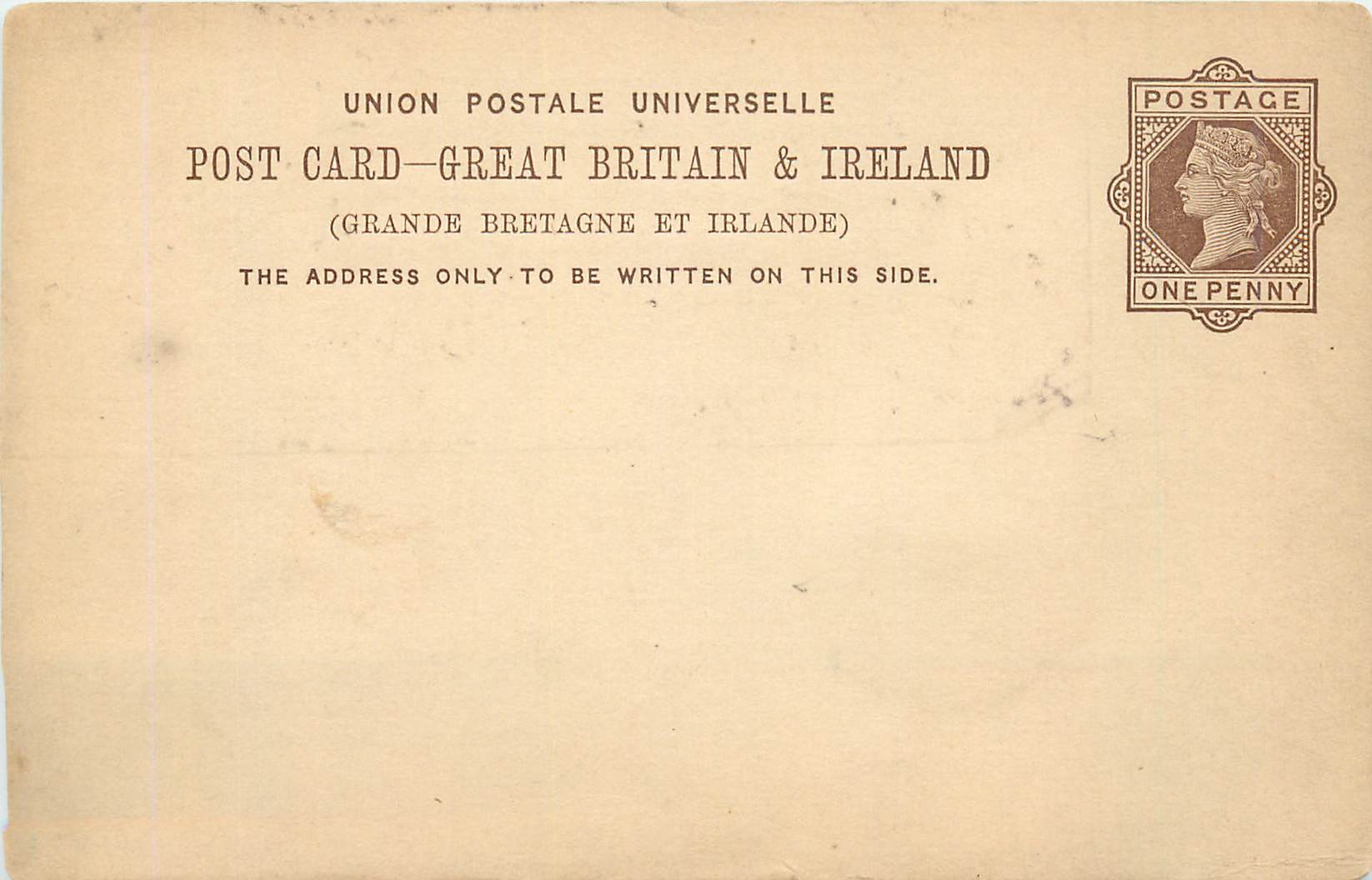 Entier Postal Postal Stationary Grande Bretagne Great Britain 