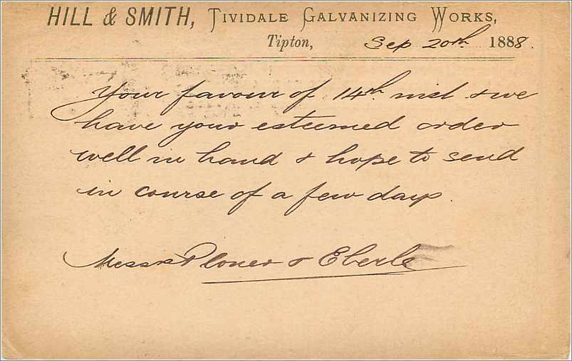 Entier Postal Postal Stationary Grande Bretagne Great Britain Tipton to Trieste — Verso