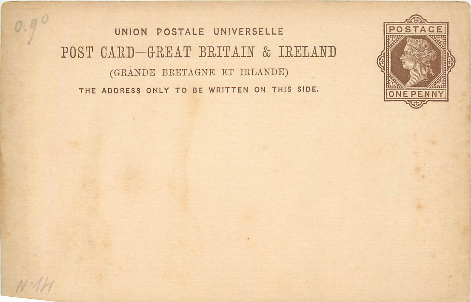 Entier Postal Postal Stationary Grande Bretagne Great Britain 