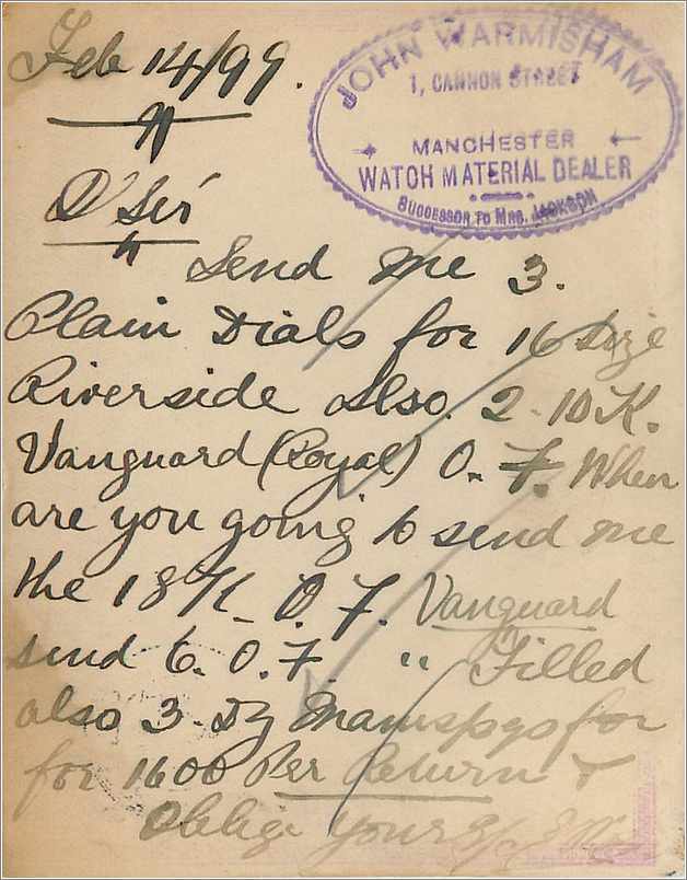 Entier Postal Postal Stationary Grande Bretagne Great Britain 1899 Mnachester to London — Verso