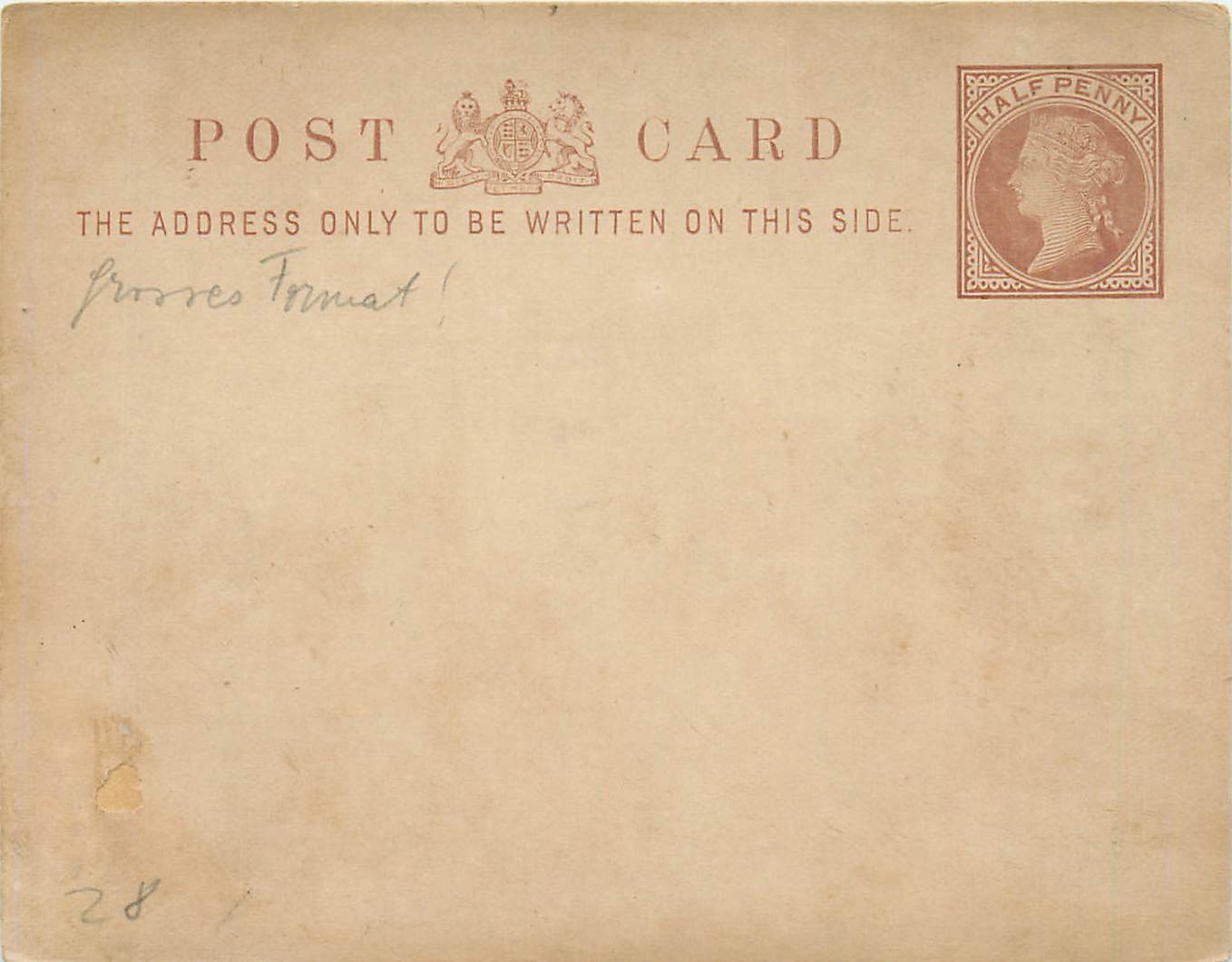 Entier Postal Postal Stationary Grande Bretagne Great Britain 