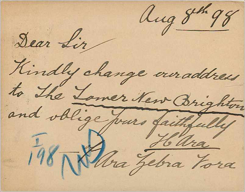 Entier Postal Postal Stationary Grande Bretagne Great Britain 1898 Douglas to Dusseldorf — Verso