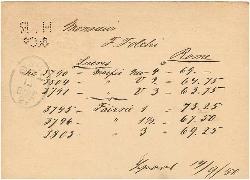 Entier Postal Postal Stationary Grande Bretagne Great Britain 1880 Liverpool to Rome — Verso