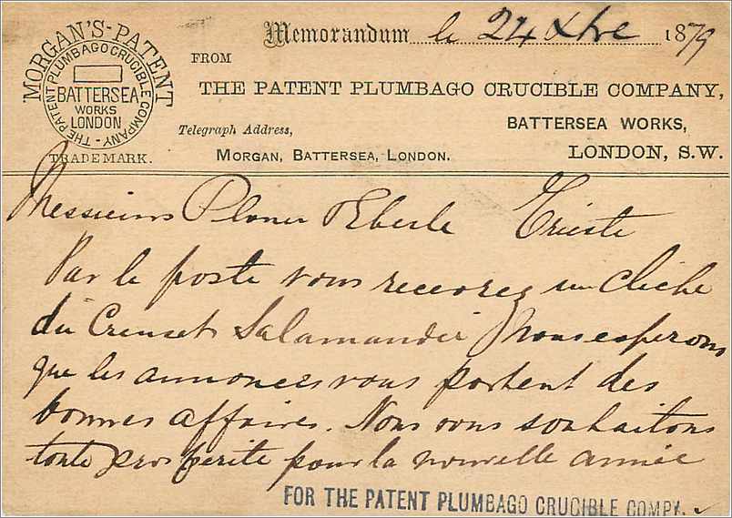 Entier Postal Postal Stationary Grande Bretagne Great Britain 1879 Battersea to Trieste — Verso