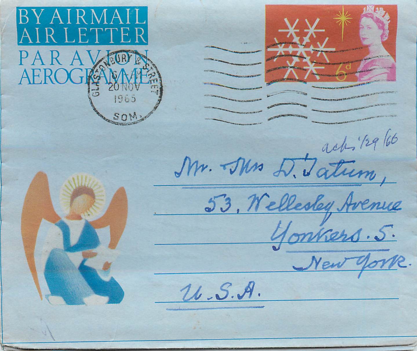 Entier Postal Postal Stationary Aerogramme Aeogram Grande Bretagne Great Britain 