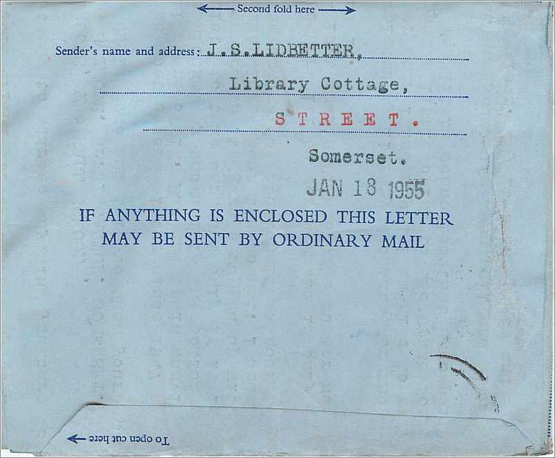 Entier Postal Postal Stationary Aerogramme Aeogram Grande Bretagne Great Britain  — Verso