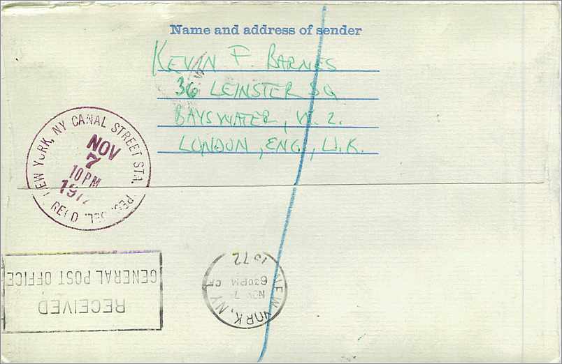 Entier Postal Postal Stationary 3d Machin 1972 — Verso