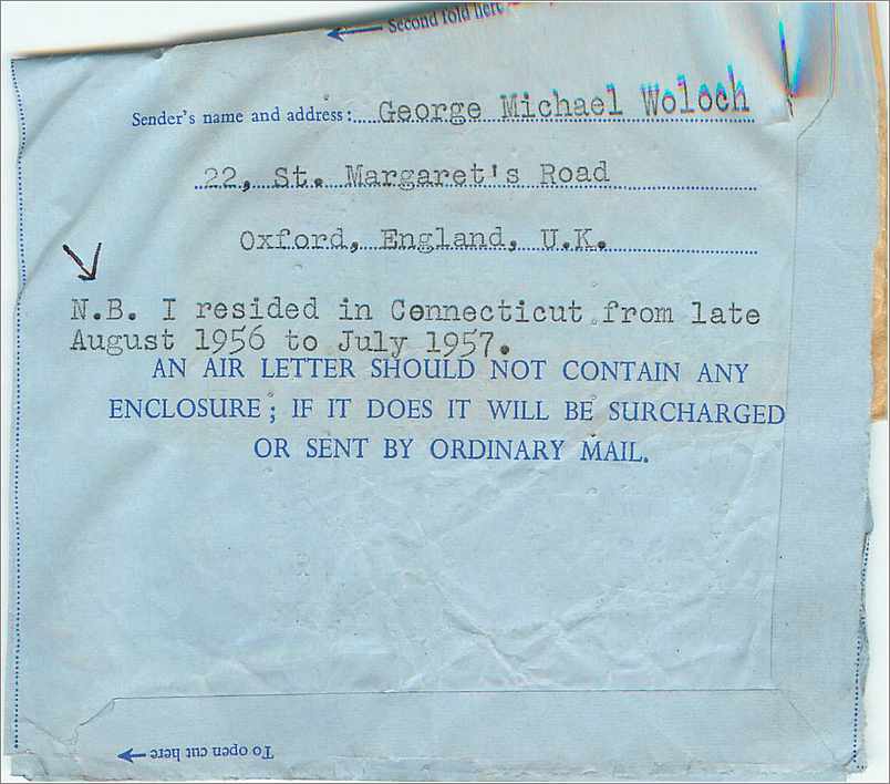 Entier Postal Postal Stationary Aerogramme Aeogram Grande Bretagne Great Britain  — Verso