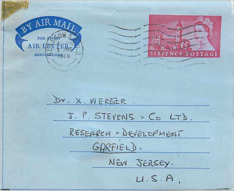 Entier Postal Postal Stationary Aerogramme Aeogram Grande Bretagne Great Britain 