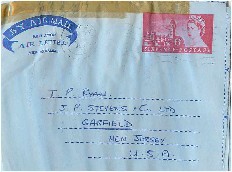 Entier Postal Postal Stationary Aerogramme Aeogram Grande Bretagne Great Britain 