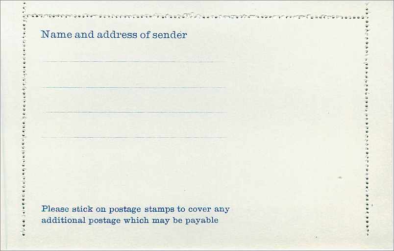 Entier Postal Postal Stationary Grande Bretagne Great Britain 3p Machin — Verso