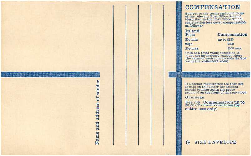 Entier Postal Postal Stationary Grande Bretagne Great Britain Isle of Man 23p — Verso