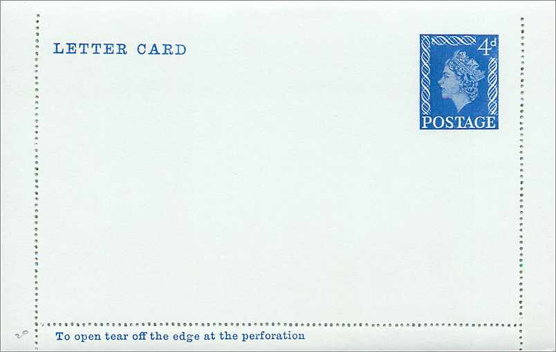 Entier Postal Postal Stationary Grande Bretagne Great Britain 4d