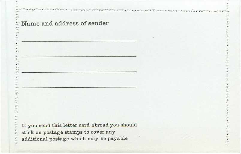 Entier Postal Postal Stationary Grande Bretagne Great Britain 4 d Machin — Verso