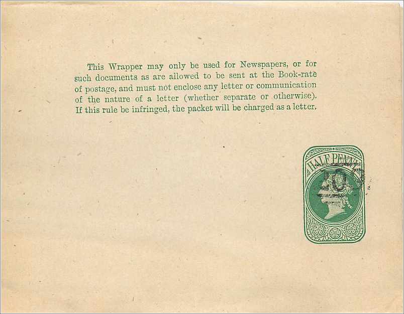 Entier Postal Postal Stationary Grande Bretagne Great Britain 1/2p 