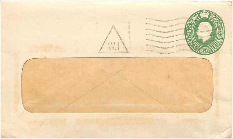 Entier Postal Postal Stationary Grande Bretagne Great Britain 1/2p WI