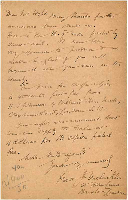 Entier Postal Postal Stationary Grande Bretagne Great Britain 1905 London to Boston — Verso