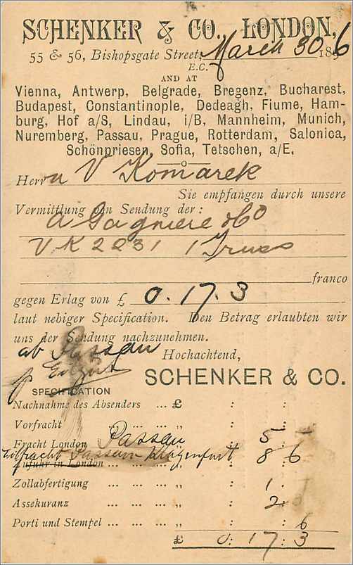 Entier Postal Postal Stationary Grande Bretagne Great Britain 1896 London to Iklangenfurt — Verso