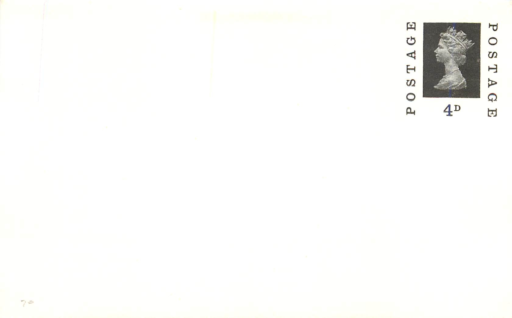 Entier Postal Postal Stationary Grande Bretagne Great Britain Machin 4d