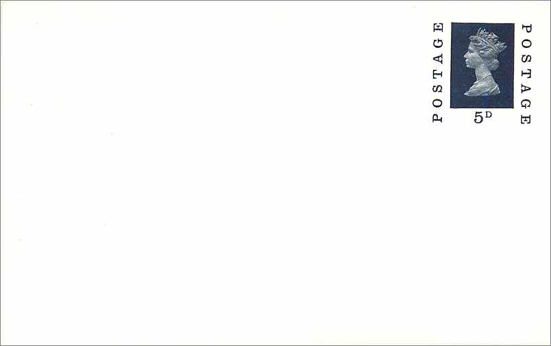 Entier Postal Postal Stationary Grande Bretagne Great Britain Machin 5d