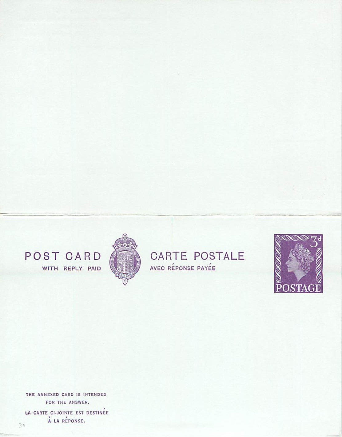 Entier Postal Postal Stationary Grande Bretagne Great Britain Machin 3d