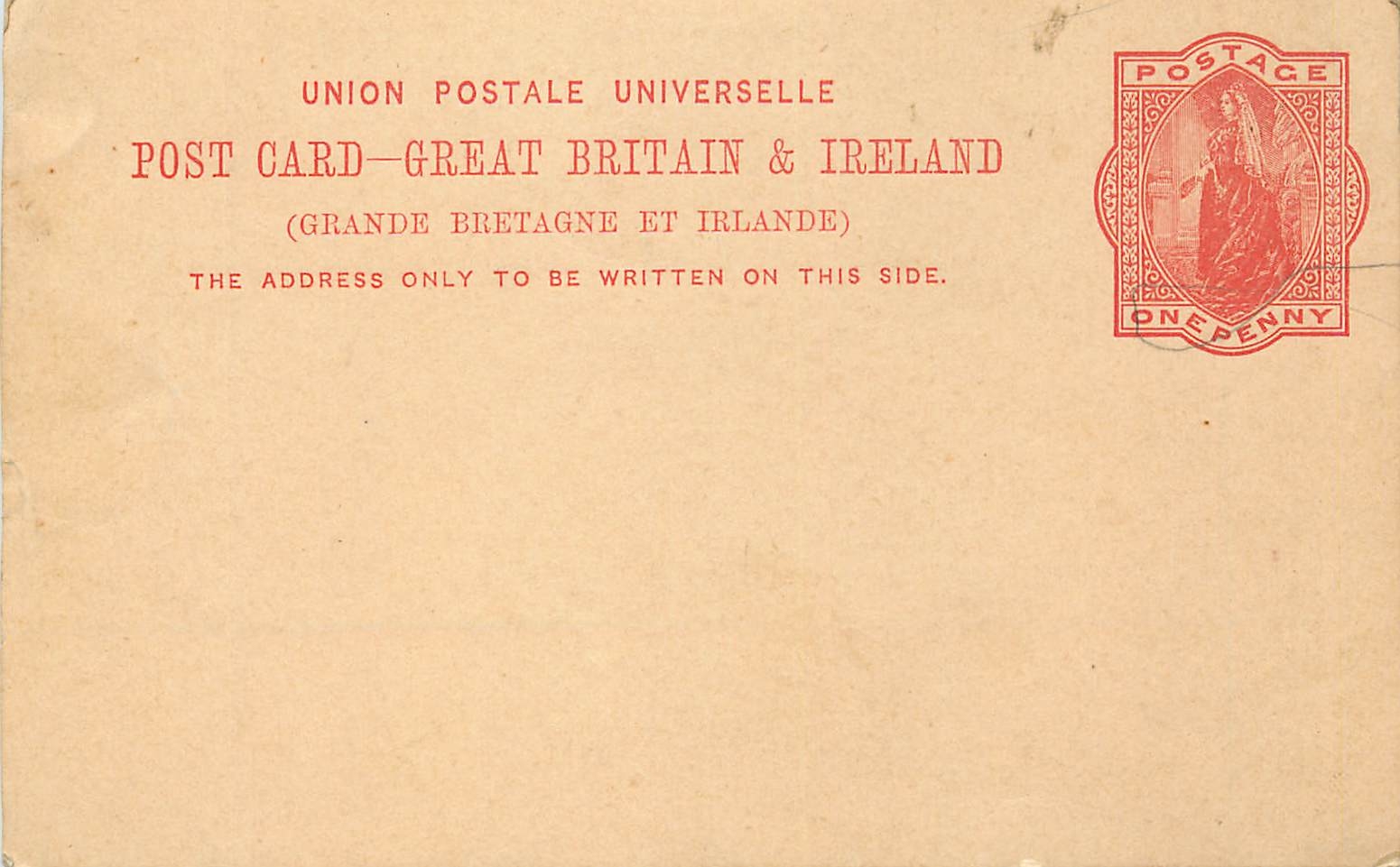 Entier Postal Postal Stationary Grande Bretagne Great Britain 