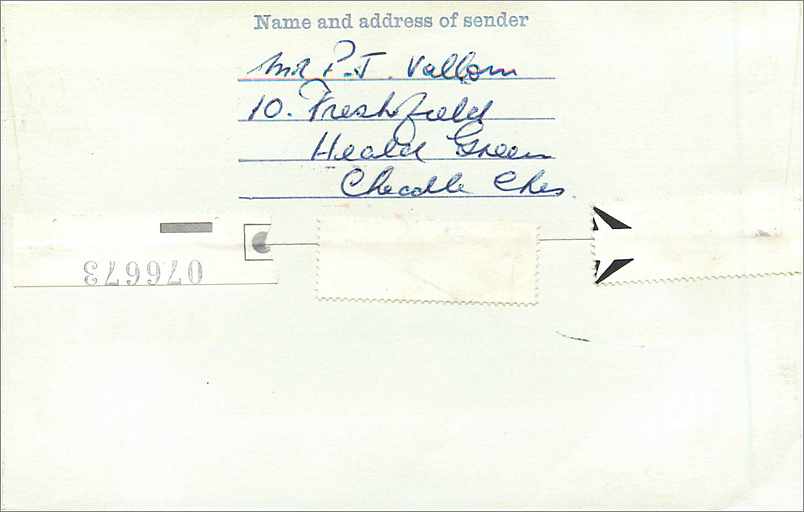 Entier Postal Postal Stationary Grande Bretagne Great Britain Machin Newquay 1975 — Verso