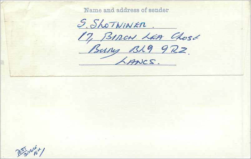 Entier Postal Postal Stationary Grande Bretagne Great Britain Machin Rolton 1975 — Verso