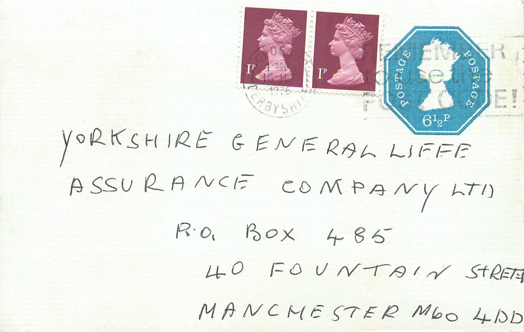 Entier Postal Postal Stationary Grande Bretagne Great Britain Machin 