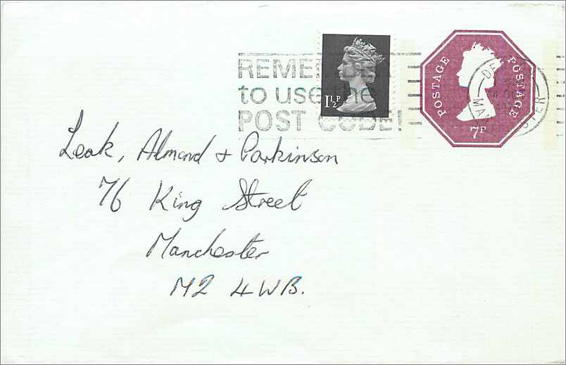 Entier Postal Postal Stationary Grande Bretagne Great Britain Machin 