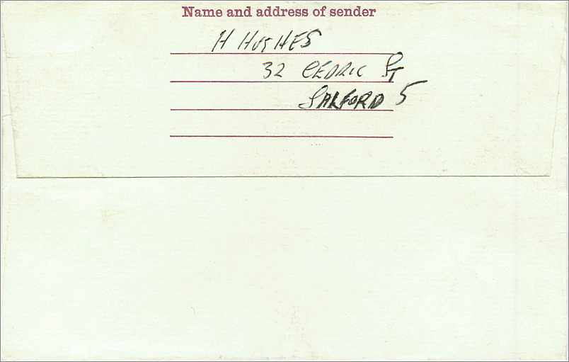 Entier Postal Postal Stationary Grande Bretagne Great Britain Machin  — Verso