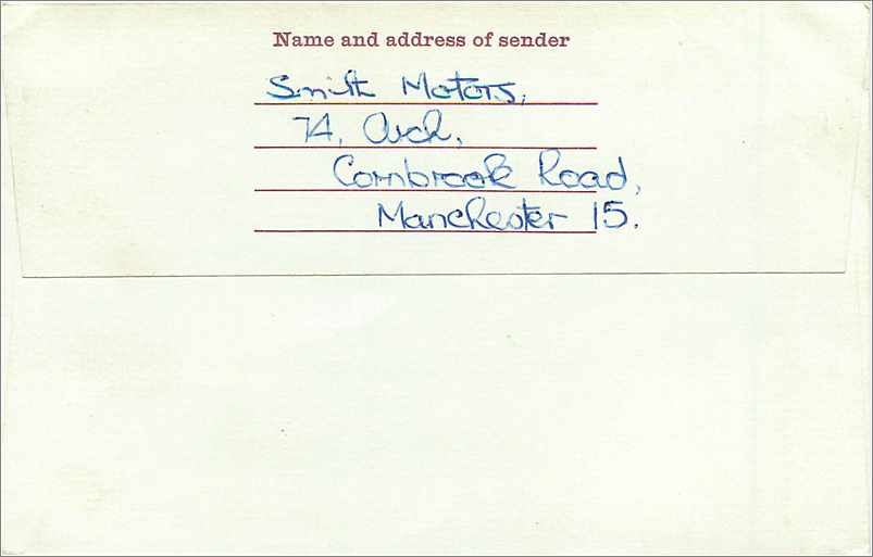 Entier Postal Postal Stationary Grande Bretagne Great Britain Machin  — Verso