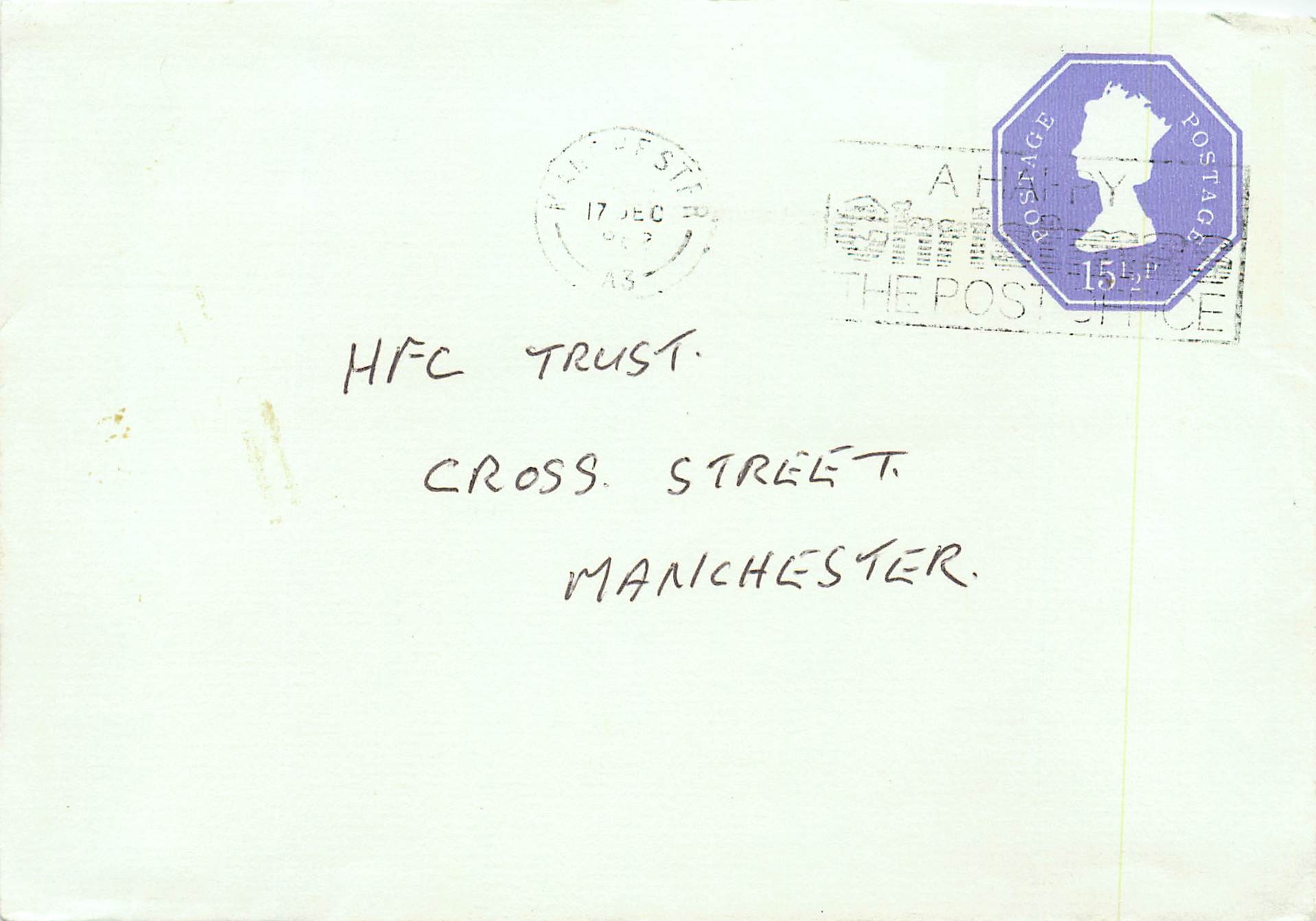 Entier Postal Postal Stationary Grande Bretagne Great Britain Manchester 1981